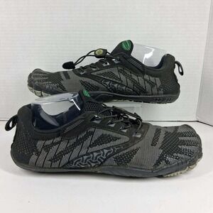 Saguaro Mens Barefoot Shoes Black Grey Minimalist Trail Water Sneakers Size 45